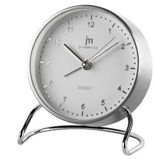 SVEGLIA QUARZO MET. MOV.CONT. SILVER