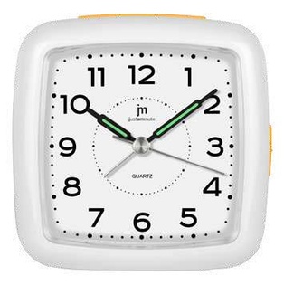 SVEGLIA QUARZO MOV. SINCRO - BIANCO-GIALLO