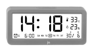 SVEGLIA DIGITALE TH/HU GRIGIA LOWELL