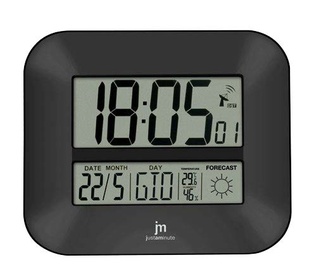 OROLOGIO PARETE RADIOC. METEO GRIGIO LOWELL