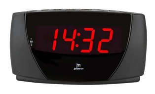 SVEGLIA DIGITALE LED NERA LOWELL