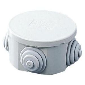 SCATOLA GEWISS STAGNA DI DERIVAZIONE TONDA CON COPERCHIO  A PRESSIONE IP44 Ø65X35