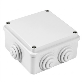 SCATOLA GEWISS STAGNA DI DERIVAZIONE QUADRATA CON COPERCHIO A PRESSIONE IP44 80X80X40