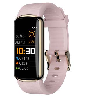 SMART WATCH BRACELET DIG. IP68  ROSA GOLD/ROSA