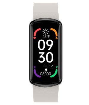 SMART WATCH BRACELET DIG. IP68  ROSA NERO/BIANCO