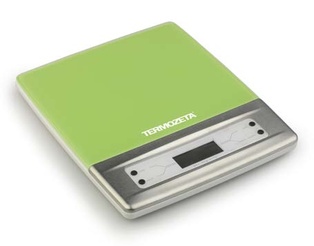 BILANCIA DA CUCINA ELETTRONICA CON BASE IN VETRO TEMPERATO TERMOZETA