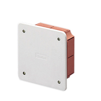 SCATOLA GEWISS DI DERIVAZIONE DA INCASSO PER PARETI IN MURATURA CON COPERCHIO 92X92X45