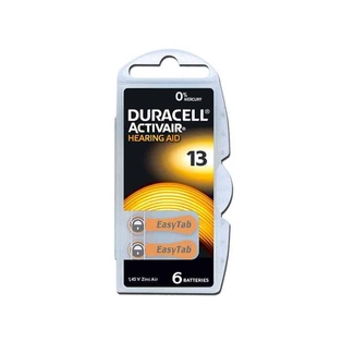 PILE DURACELL ACUSTICA  ZINCO ARIA  BL.6 NEW DA13N