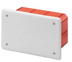 SCATOLA GEWISS DI DERIVAZIONE DA INCASSO PER PARETI IN MURATURA CON COPERCHIO 152X98X70