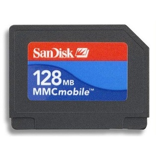 793959 MULTI MEDIA CARD 128MB + ADATTATORE  SANDISK