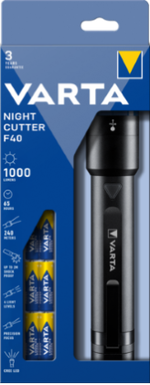 TORCIA VARTA LED NIGHT CUTTER F40  1000LM  6 STILO  AA INCLUSE 18902 