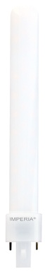 LAMPADA LED IMPERIA  PL-G23 9W 230V 3000K 15000H (11W EX) LUNGHEZZA 23.5CM 