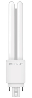 LAMPADA LED IMPERIA PL-G24Q 4PIN 9W 1350LM 230V 4000K ( 26W EX) LUNGHEZZA 17.0 CM