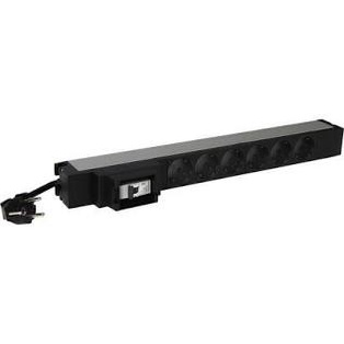 PRESA MULTIPLA BTICINO PDU ( POWER DISTRIBUTION UNIT ) DA 19" CON 6BPRESE + SCHUKO E MAGNETOTERMICO 