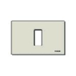 PLACCA VIMAR ALLUMINIO ANODIZZATO A SCATTO ORO SERIE 8000 1 POSTO