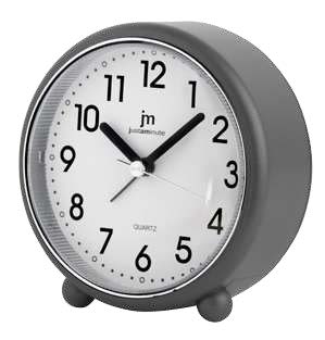 SVEGLIA Q.ZO MOV. CONTINUO TONDA- GRIGIO