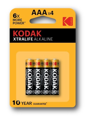 K3A4 MINISTILO EXTRALIFE ALKALINE KB6020 BL.4 KODAK