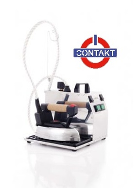 STIRATRICE ACCIAIO INOX CON FERRO PROFESSIONALE PIASTRA SATINATA CALDAIA  2 LITRI 