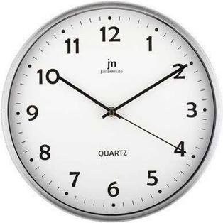 OROLOGIO PARETE QZ. ALLUMINIO 30CM-BIANCO