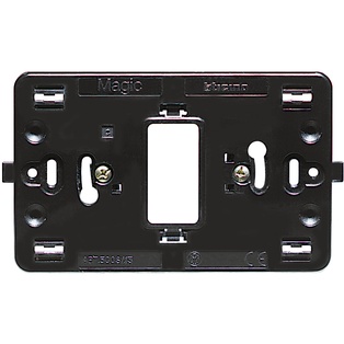 SUPPORTO LARGO BTICINO  A 1 MODULO PER SCATOLA ROTONDA SERIE  BTICINO MAGIC 