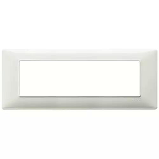 PLACCA  VIMAR A 7 MODULI IN PLASTICA AVORIO  SERIE VIMAR PLANA