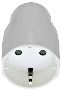 PRESA CIVILE VIMAR 2P+T 16A STANDARD TEDESCO 250V BIANCO
