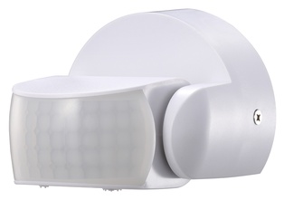 RILEVATORE DI MOVIMENTO ULTRA COMPATTO IP65. BIANCO