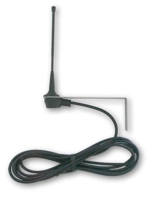 ANTENNA BEB 433 MHZ CON FLANGIA DI SUPPORTO A MURO E CAVO COASSIALE 3 MT 