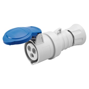 PRESA INDUSTRIALE GEWISS VOLANTE 2P+T 16A 250V IP44-IP54 BLU