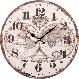 orologio da parete in mdf cm. 33 quadrante anticato