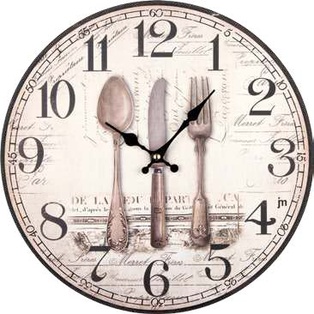 OROLOGIO DA PARETE IN MDF CM. 33 QUADRANTE ANTICATO