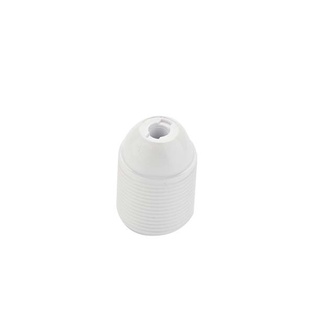 PORTALAMPADA E27 RESINA CAMICIA FILETTATA BIANCO FAI