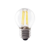 LAMPADA LED FILO LIGHTX SFERA G45 4W 390LM E27 CHIARA 4000K