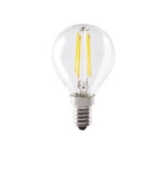 LAMPADA LED FILO LIGHTX SFERA G45 4W 300LM E14 CHIARA 4000K
