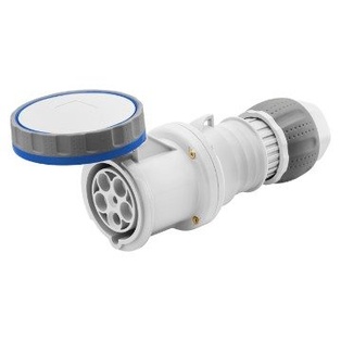 PRESA INDUSTRIALE GEWISS VOLANTE 2P+T 63A 250V IP66-IP69 BLU 