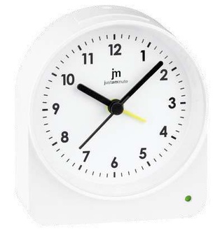 SVEGLIA QUARZO MOV. SINCRO ILLUMI.- BIANCO