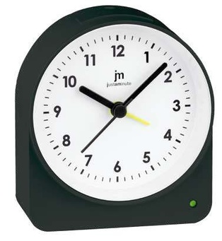 SVEGLIA QUARZO MOV. SINCRO ILLUMI.- NERO