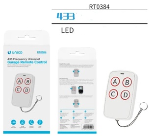 RADIOCOMANDO UNICO UNIVERSALE  433MHZ CODICE FISSO BIANCO