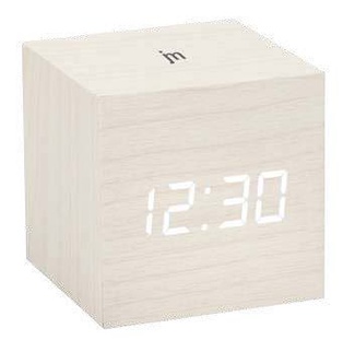 SVEGLIA  LED LEGNO USB LOWELL