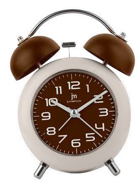 SVEGLIA QUARZO MOVIMENTO CONTINUO MARRONE LOWELL