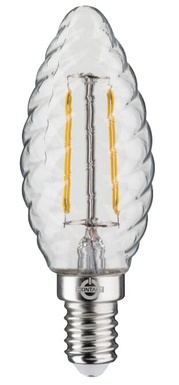 LAMPADA LED FILO  CONTAKT TORTIGLIONE C37 ALTA EFFICIENZA 6.5W 750LM E14 CHIARA 2700K 