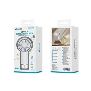 VENTILATORE UNICO RICARICABILE  PORTATILE CON NEBULIZZATORE AD ACQUA