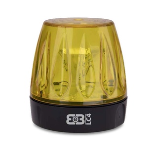 LAMPEGGIANTE BEB MULTITENSIONE DA 12.5V A 230V A LED CALOTTA ARANCIONE 