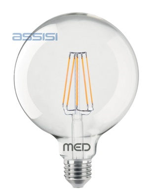 GLOBO G125 FILO-LED 9W 1055LM E27 2700K CHIARO MED