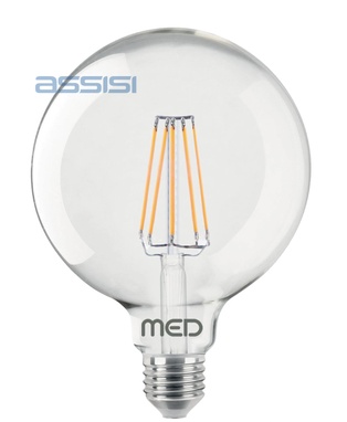 GLOBO G95 FILOLED 9W 1055LM E27 2700K CHIARO MED