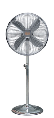 VENTILATORE A PIANTANA VINCO KROMO Ø40CM. - ALTEZZA 130CM. POTENZA 50W 3 VELOCITA' 