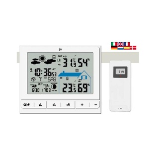 STAZIONE BAROMETRICA LOWELL RADIOCONTROLLATA CON SENSORE ESTERNO NERO 