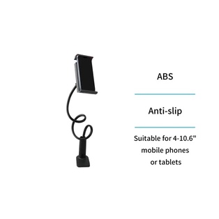 SUPPORTO UNICO PER SMARTPHONE E TABLET DA 4" A 10.6" - ANTI-SLIP ABS NERO