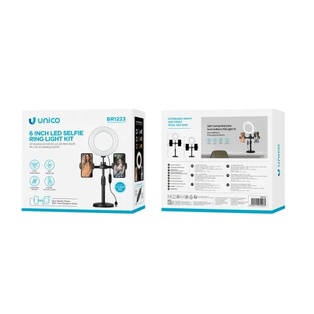 SUPPORTO UNICO  PER LIVE STREAMING FINO A 6.9" CON CIRCOLINA A LED 