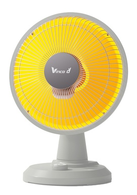STUFA DA TAVOLO VINCO A PARABOLA Ø30CM. IN FIBRA DI CARBONIO 2 SET DI POTENZA 300W-600W CON FUNZIONE OSCILLANTE 